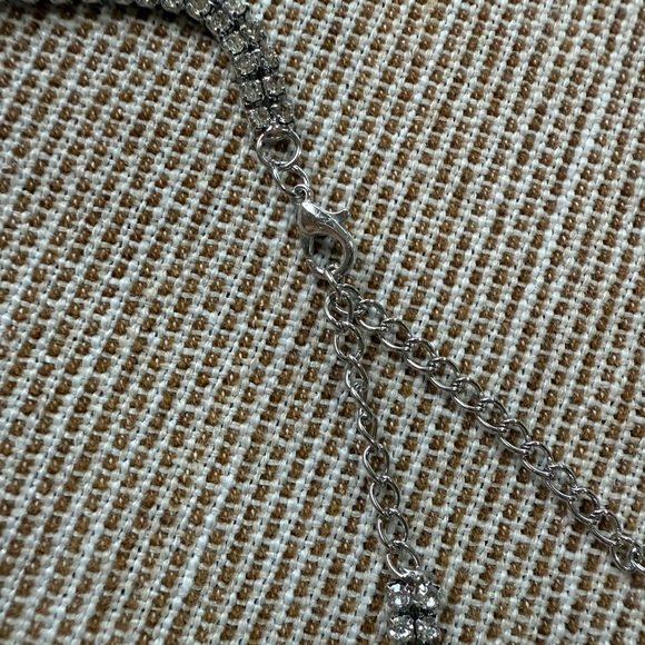 Rhinestone Choker Y Necklace for Women - Picture 3 of 3